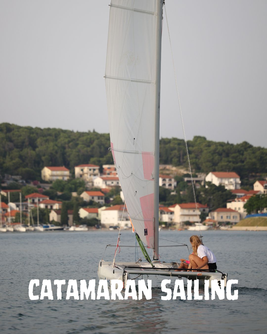 Catamaran sailing